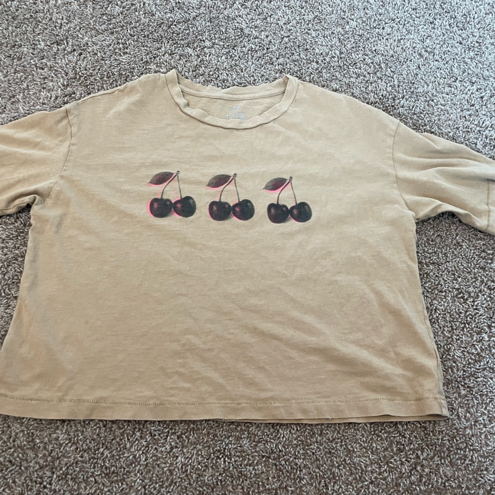 aerie boxy crop top